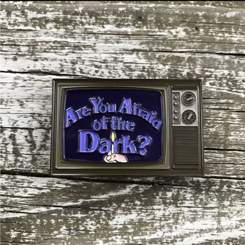 1pc Cute TV Are You Afraid Of The Dark Pin Enamel Fun Accessory for Jackets, Bag